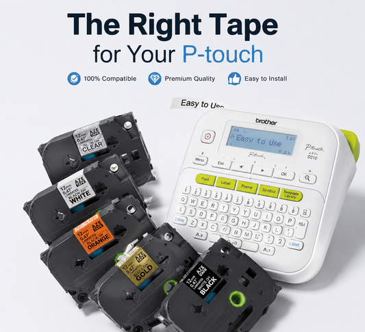 How to Choose the Right Label Tape for Your Brother P-touch Label Maker