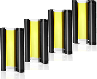 4 pack Canon SELPHY KP-108IN compatible ink cassettes for CP1500 CP1300 CP1200 CP1000 photo printers