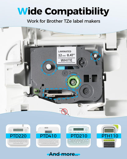 Brother PT-D220 PT-D210 PT-D410 PT-H110 and More Compatible Label Makers