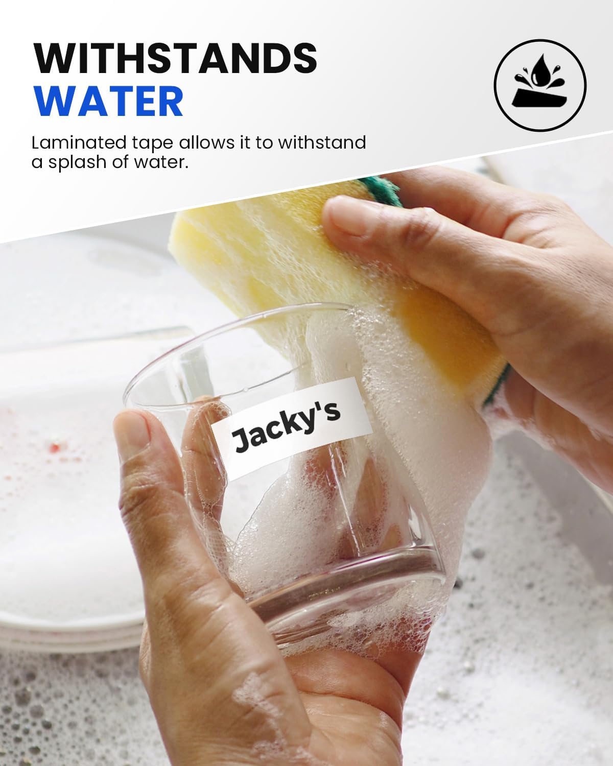 Water Resistant Laminated Label Tape for Long Lasting Identification