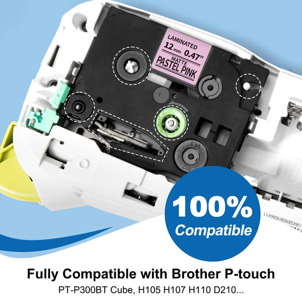 PT-H105 PT-H107 PT-H110 PT-D210 and More Compatible Label Makers