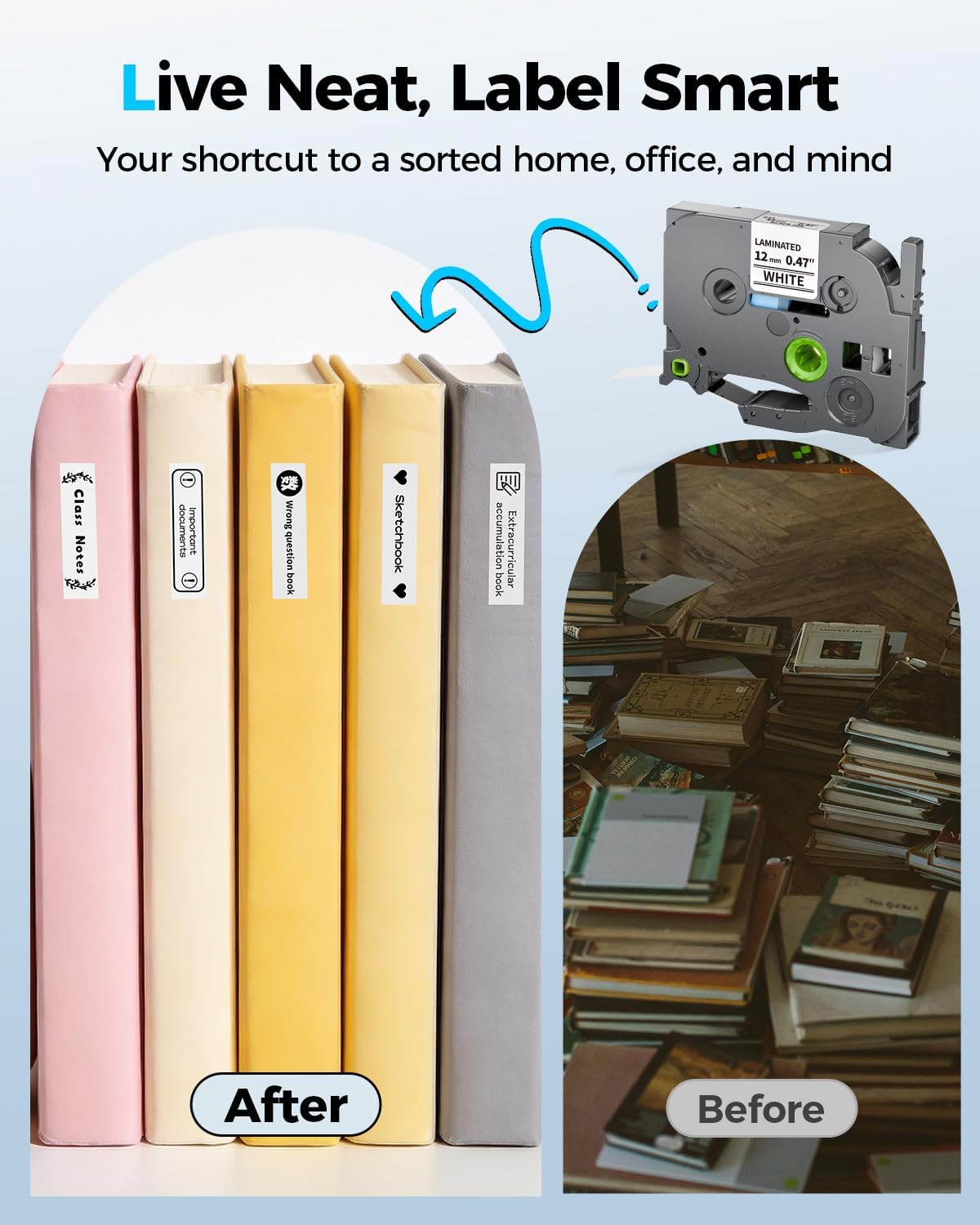 Wide Application of Brother Compatible Label Tape for Home Office School and Business