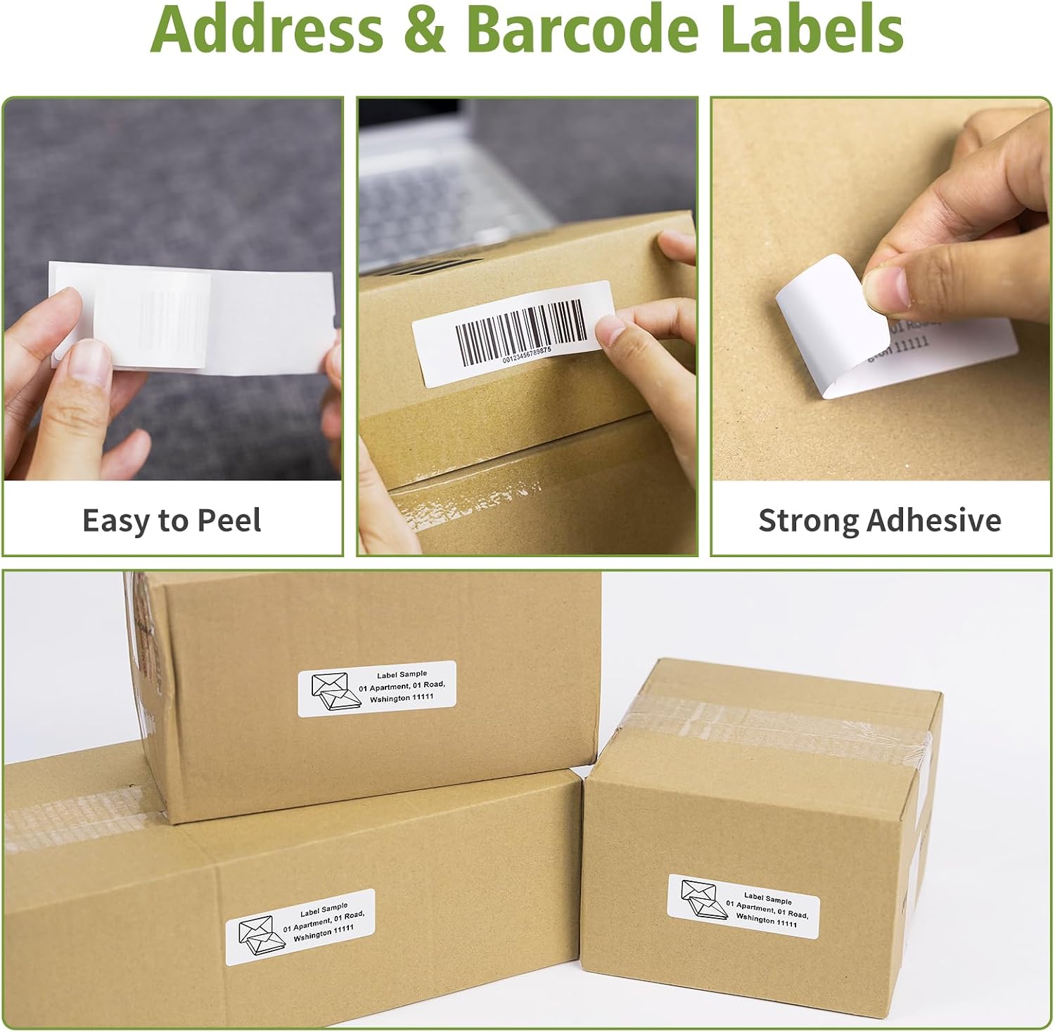Label maker labels for creating professional product labels and shipping labels