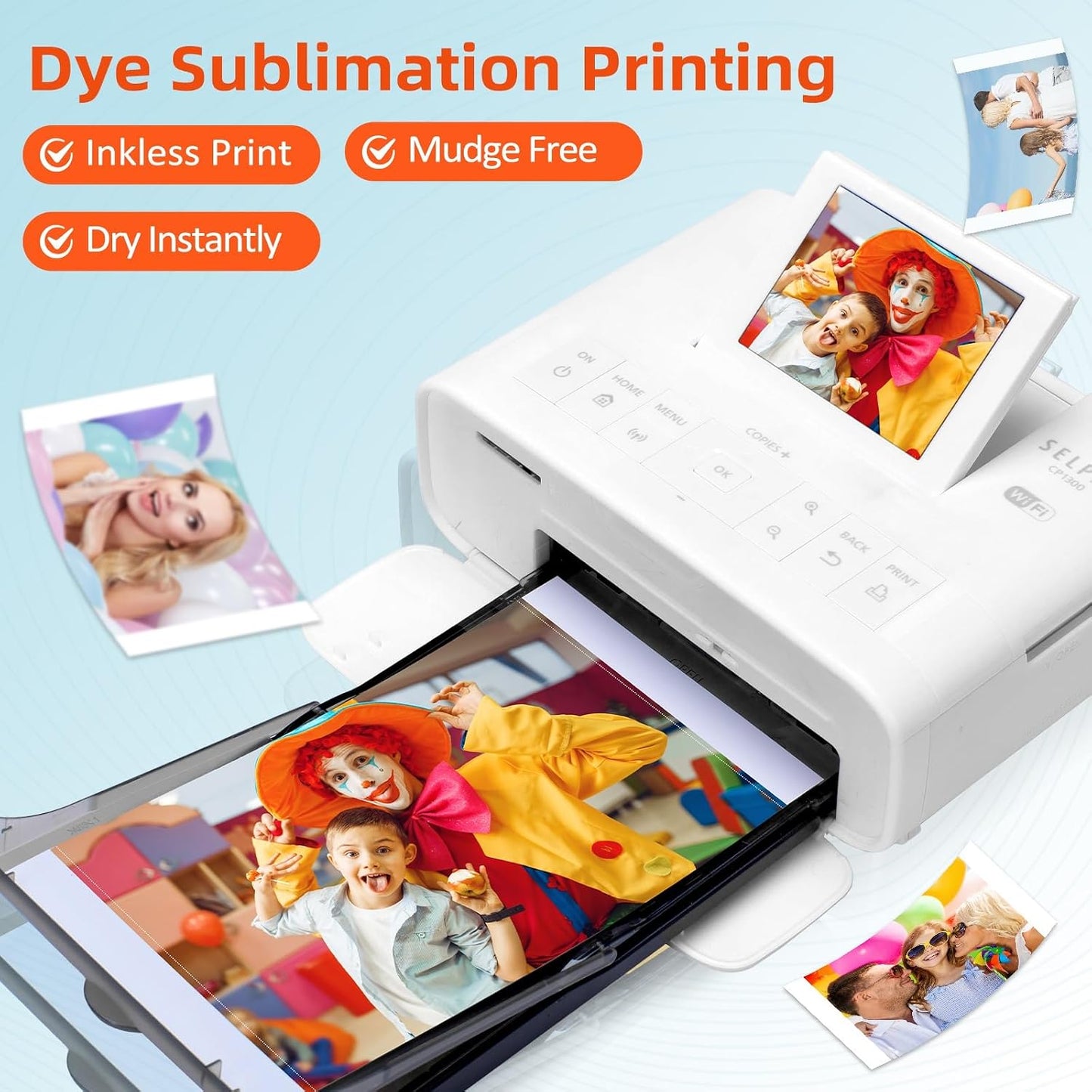 Canon SELPHY compatible ink cassette installation and photo printing supplies